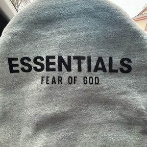 Fear of God Essentials Heather Gray Sweatshirt
